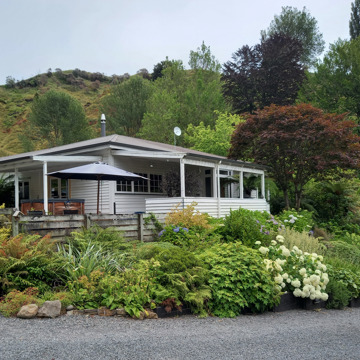 House From Drive At Top