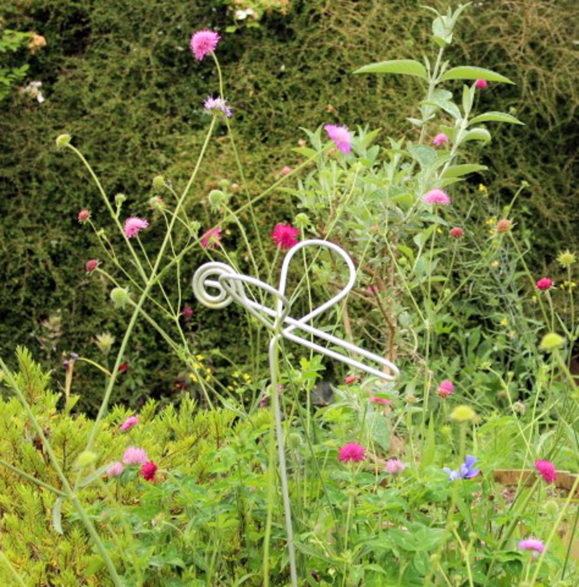 Butterfly Sculptures In Bug City Garden Small