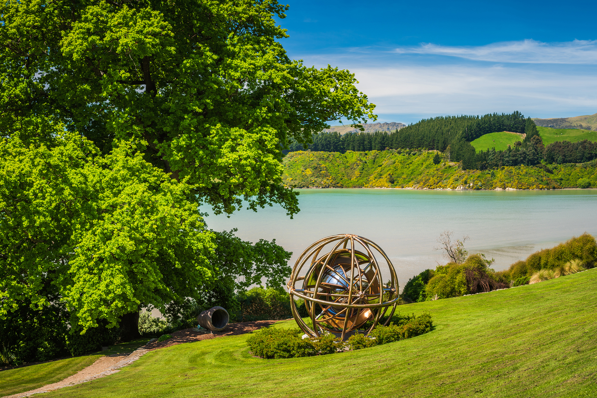 3 Ohinetahi Garden Andrew Drummond Sculpture Astrolabe