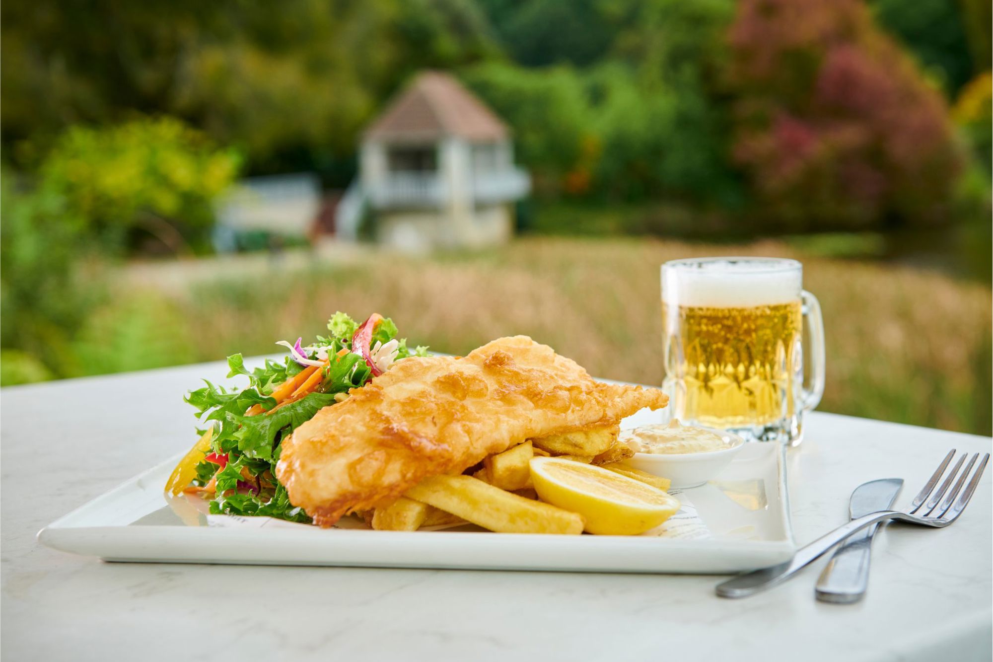 Hamilton Gardens Cafe fish and chips
