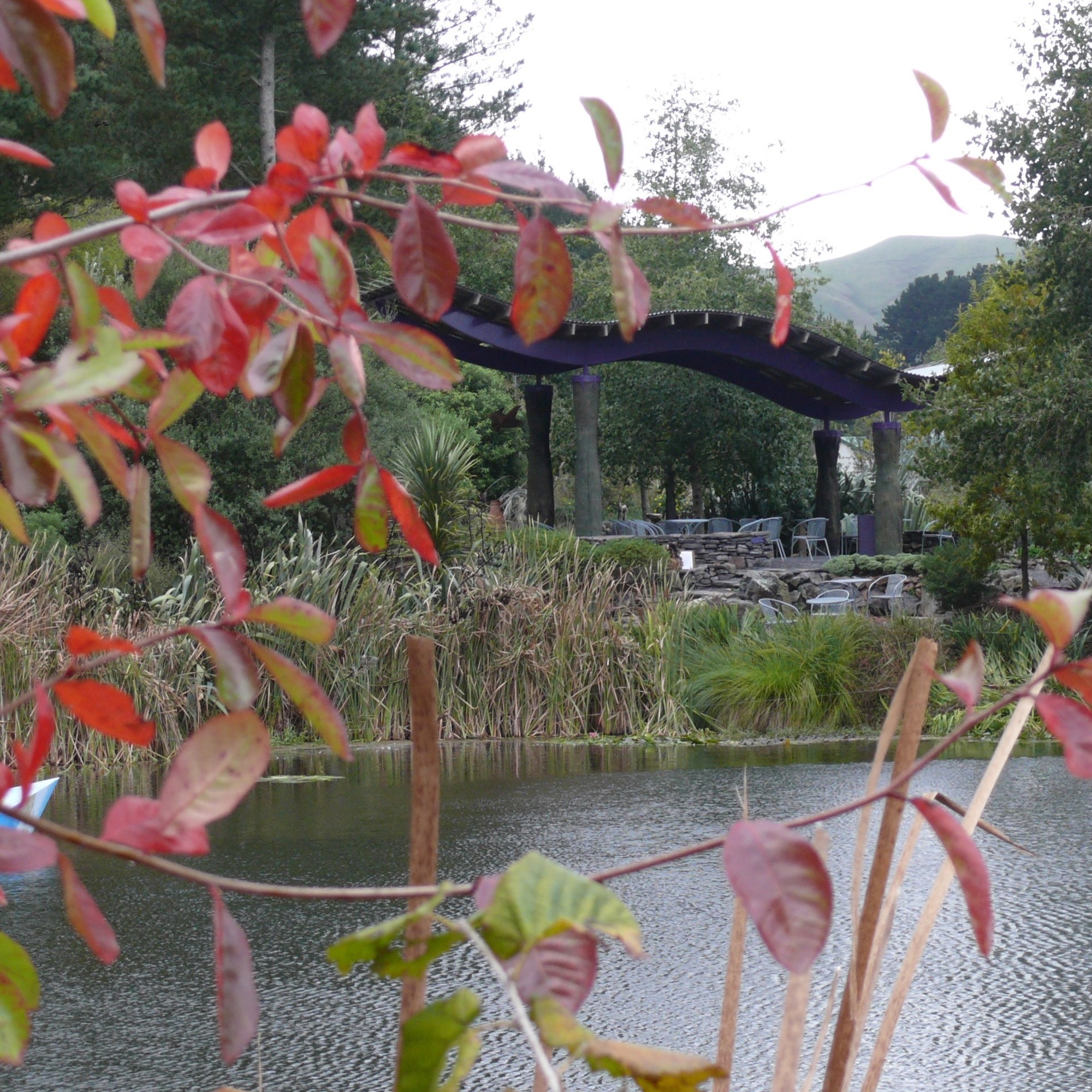 Artist Shelter And Lake Autumnsquare