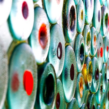 Lava Glass Sculpture Garden Panel